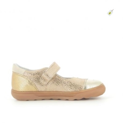 Bopy - Ballerines en Cuir Smalocal Or