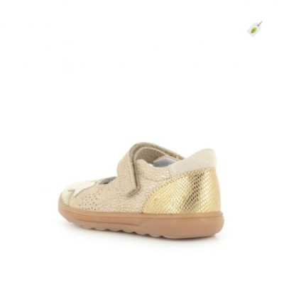 Bopy - Ballerines en Cuir Smalocal Or