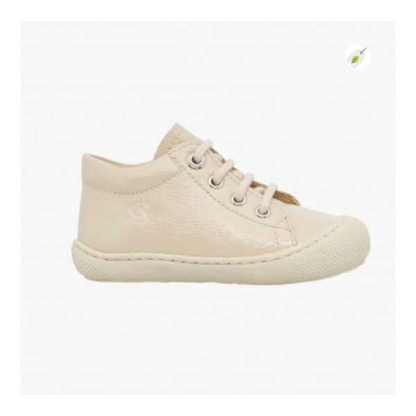 Naturino - Cocoon à lacets vernis - Milk