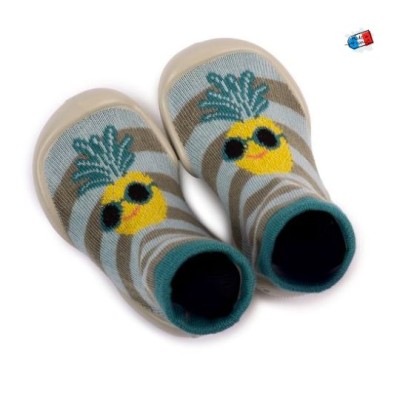 Collégien – Chaussons Chaussettes - Ananas
