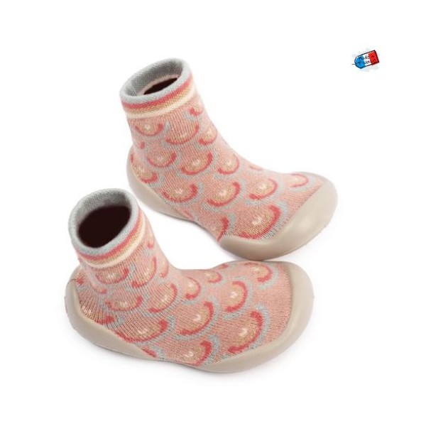 Collégien – Chaussons Chaussettes Arc-en-ciel
