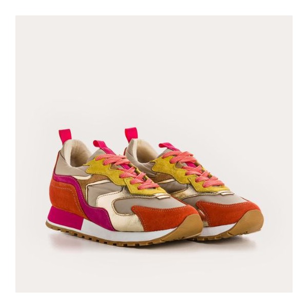 Reqins - Baskets Galia - orange/fushia