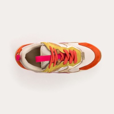 Reqins - Baskets Galia - orange/fushia