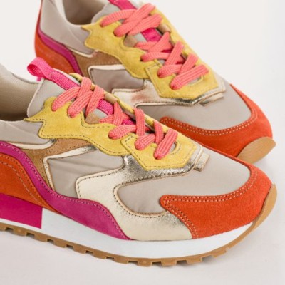 Reqins - Baskets Galia - orange/fushia