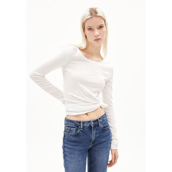 ARMEDANGELS - Haut à manches longues Einiaara - Off white