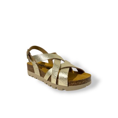 PLAKTON - Sandales Compas - Or
