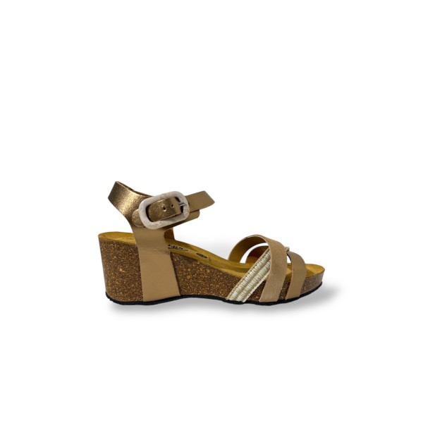 PLAKTON - Sandales Bridge - Mordore Beige