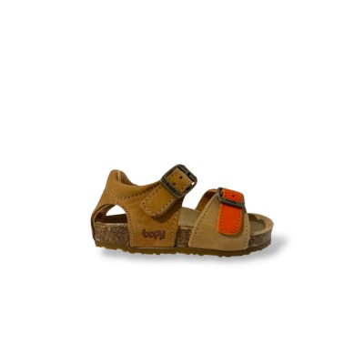 BOPY - Sandales Edouarvelo - Orange/Cognac