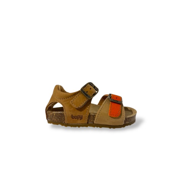 BOPY - Sandales Edouarvelo - Orange/Cognac