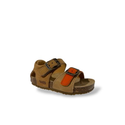 BOPY - Sandales Edouarvelo - Orange/Cognac