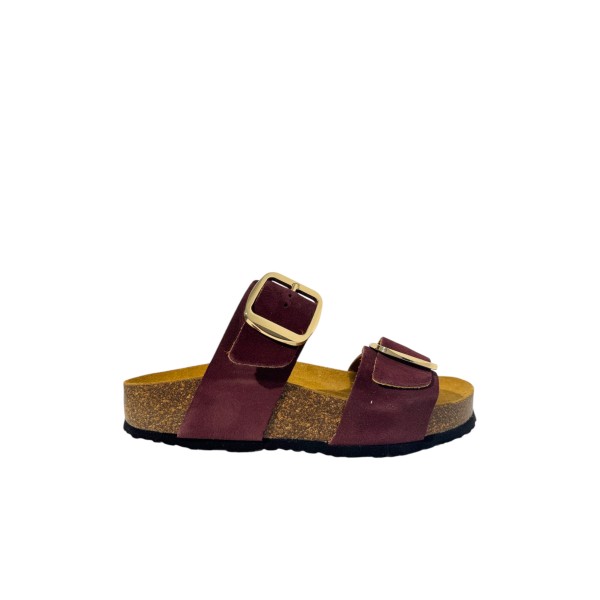 LA VAGUE - Sandales Cran5e - Prune