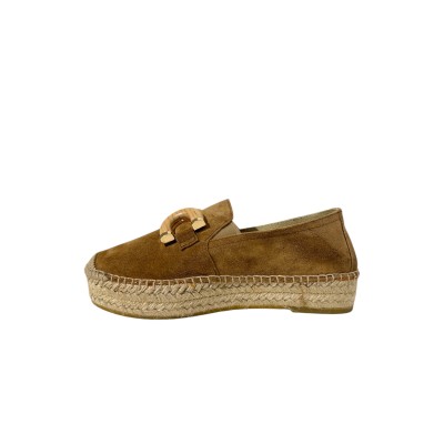 LA MAISON DE L'ESPADRILLE - Mocassin boucle - Cuero LA MAISON DE L'ESPADRILLE - Mocassin boucle - Cuero