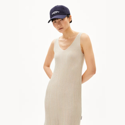 ARMEDANGELS - Robe Cindaa Lino - Raw white