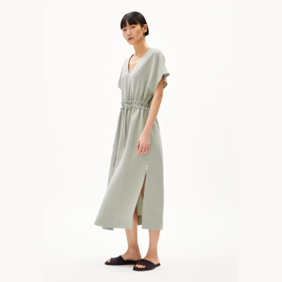 ARMEDANGELS - Robe Maaholina Lino - Seagreen