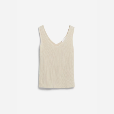 ARMEDANGELS - Top Caaro Lino - Raw white