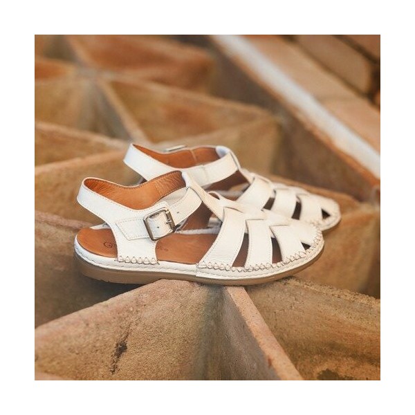 COCO ET ABRICOT - Sandales Magescq - Blanc