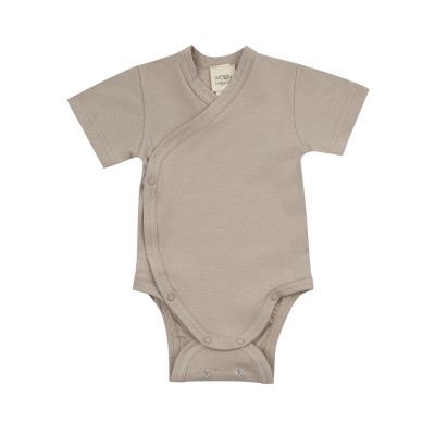 WOOLY ORGANIC - Body cache-cœur à pression - Beige WOOLY ORGANIC - Body cache-cœur à pression - Beige