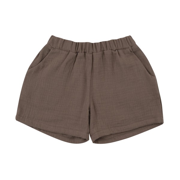 WOOLY ORGANIC - Short en mousseline - Brown