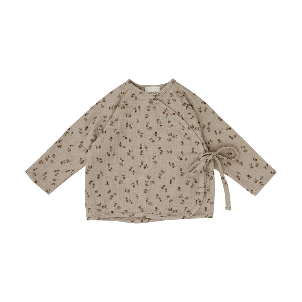 WOOLY ORGANIC - Veste portefeuille en mousseline - Gray