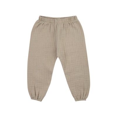 WOOLY ORGANIC - Pantalon en mousseline - Pepper