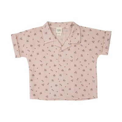 WOOLY ORGANIC - Chemise en mousseline - Pink flowers WOOLY ORGANIC - Chemise en mousseline - Pink flowers