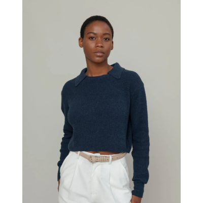 RIFO - Pull court Martina - Bleu baltique RIFO - Pull court Martina - Bleu baltique