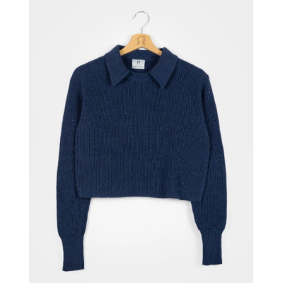 RIFO - Pull court Martina - Bleu baltique RIFO - Pull court Martina - Bleu baltique