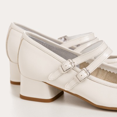 REQINS - Babies à talon Kristen - Off white REQINS - Babies à talon Kristen - Off white