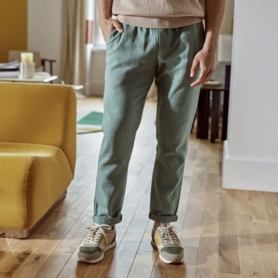 FAGUO - Pantalon Dreuille - Vert d'eau