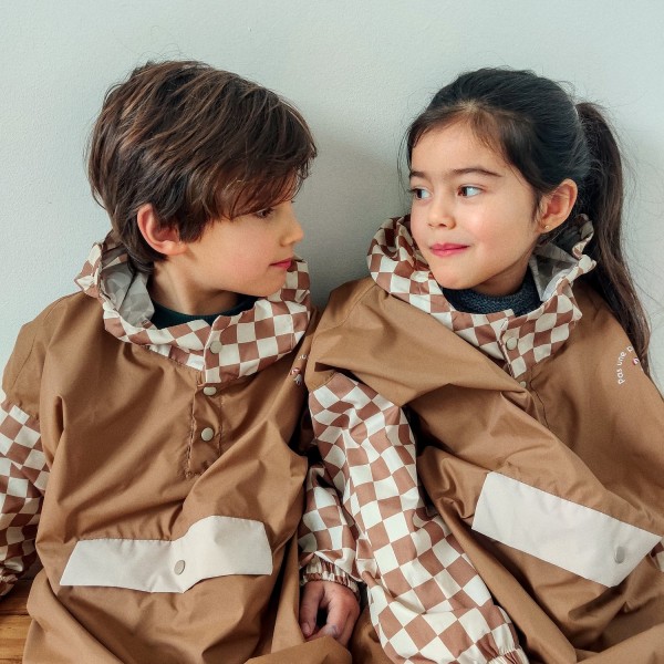 POULE PARTY - Ponchos enfants - Damiers