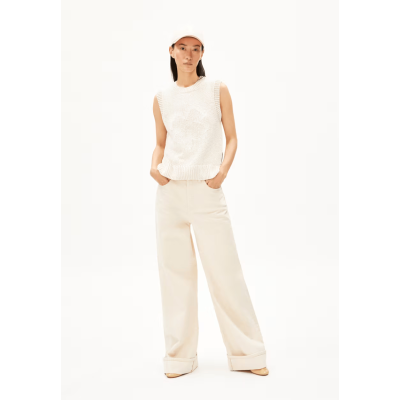 ARMEDANGELS - Haut en maille Taari - Oatmilk Light
