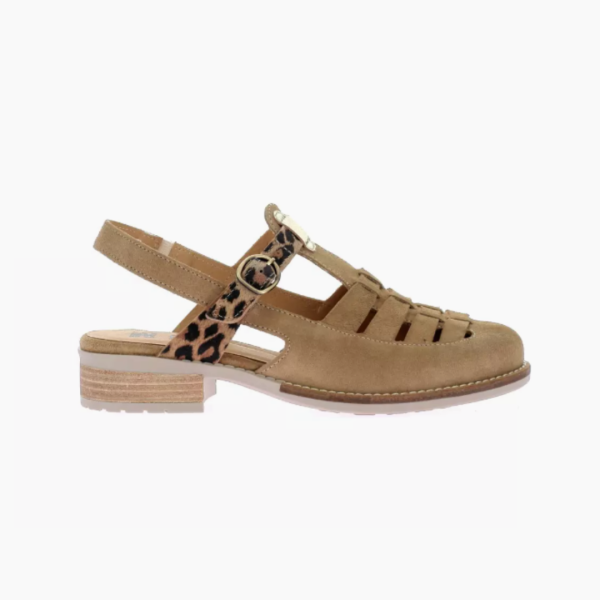 MKD - Sandales Gael - Beige Léopard