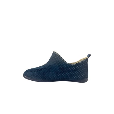 LA MAISON DE L'ESPADRILLE - Bottillon Perforé 2180 - Marine