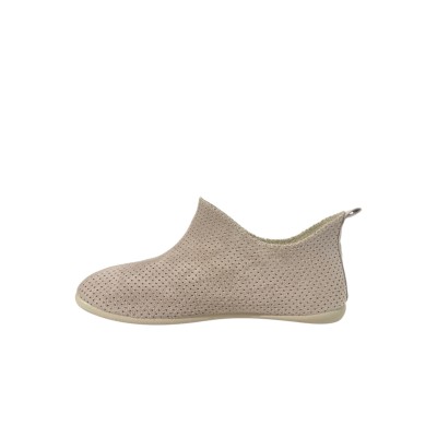LA MAISON DE L'ESPADRILLE - Bottillon Perforé 2180 - Ecru