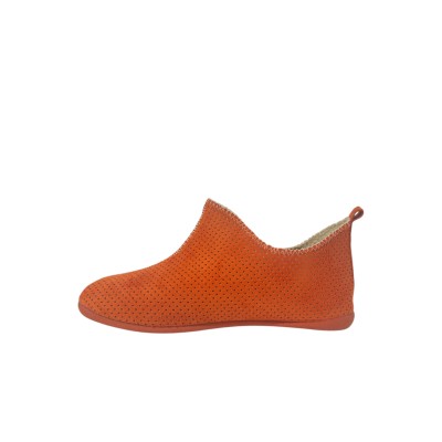 LA MAISON DE L'ESPADRILLE - Bottillon Perforé 2180 - Orange LA MAISON DE L'ESPADRILLE - Bottillon Perforé 2180 - Orange