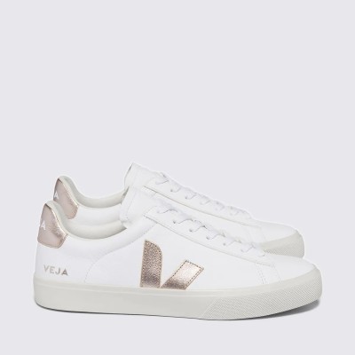 VEJA - Baskets Campo Leather - Platine