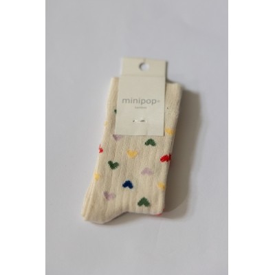 MINIPOP - Chaussettes Bambou - Cœur