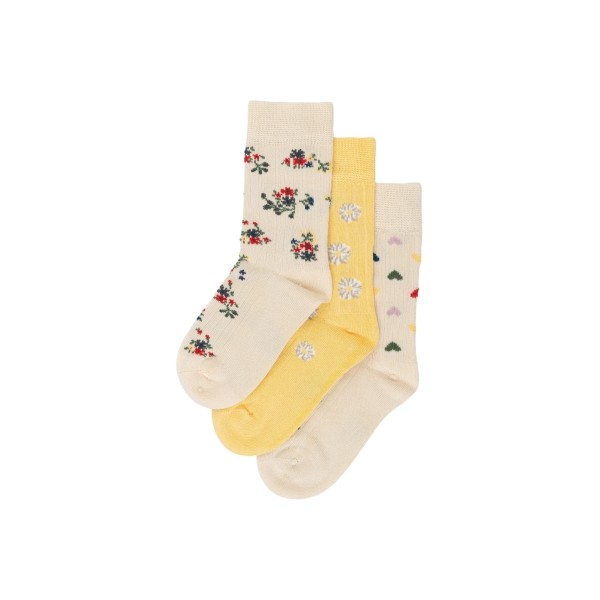 MINIPOP - Chaussettes Bambou x3 - Flowers