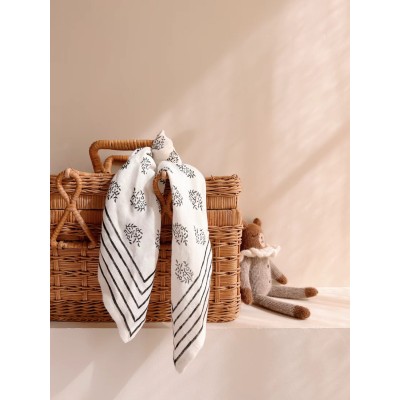 SO FAMILY Foulard Delhi Latte Small.