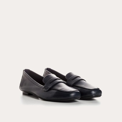 REQINS - Mocassins Hema Cuir - Marine