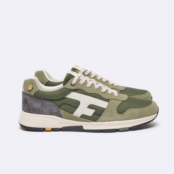 FAGUO - Baskets Olive - Kaki