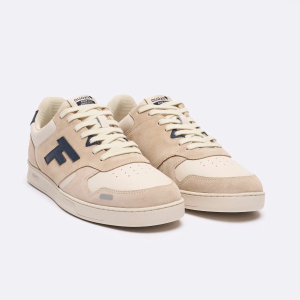 FAGUO Baskets - Palmer - Beige & Bleu
