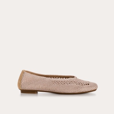 REQINS - Ballerines Hanaba en crochet - Naturel REQINS - Ballerines Hanaba en crochet - Naturel