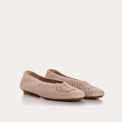 REQINS - Ballerines Hanaba en crochet - Naturel REQINS - Ballerines Hanaba en crochet - Naturel