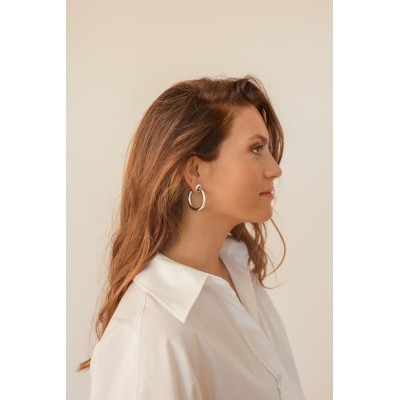CXC Boucles d'oreilles Eucalyptus.
