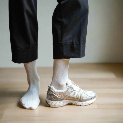 KLUE - Chaussettes à paillettes - Blanc