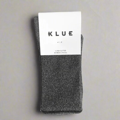 KLUE - Chaussettes à paillettes - Gris anthracite