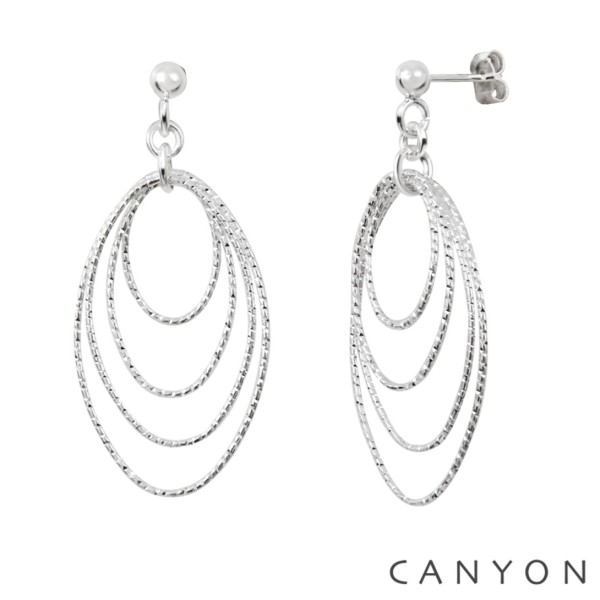 CANYON France Boucles d'oreilles Argent.