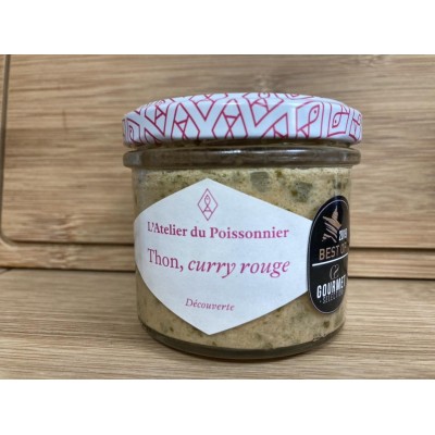Rillettes de Thon Curry rouge - 90g - Atelier du Poissonnier Rillettes de Thon Curry rouge - 90g - Atelier du Poissonnier