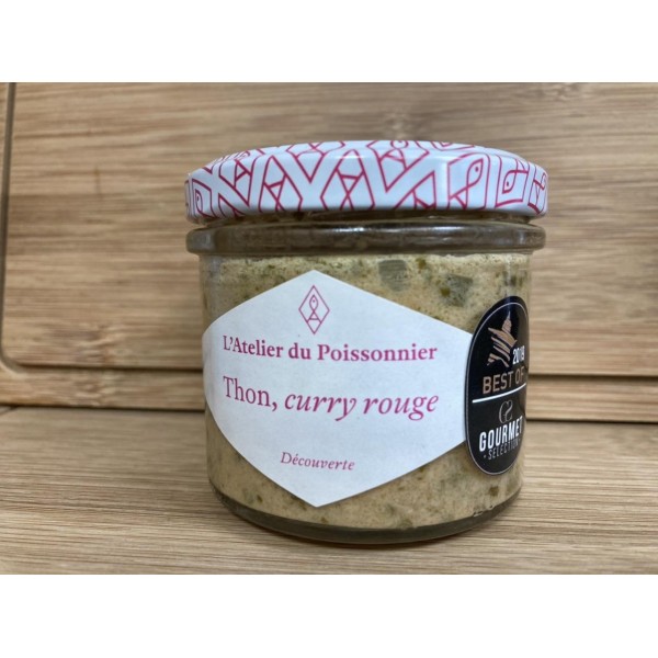 Rillettes de Thon Curry rouge - 90g - Atelier du Poissonnier